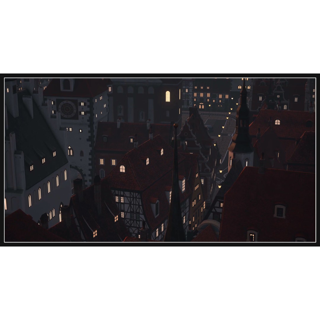 Old European Town 3D Model – Low Poly Architectural Asset, FBX/OBJ - View 41