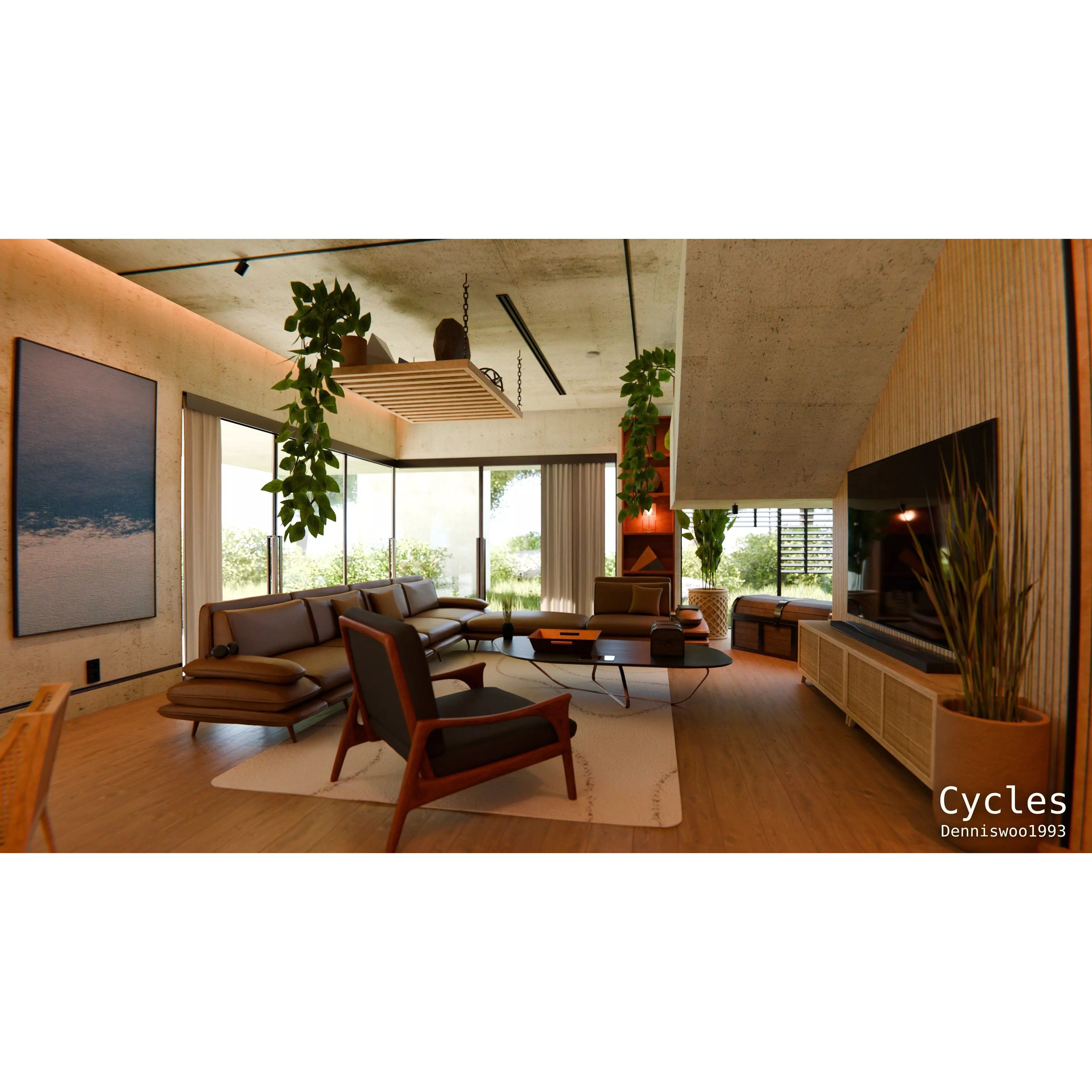 2026 Modern Modular House - Game-Ready 3D Model - View 13