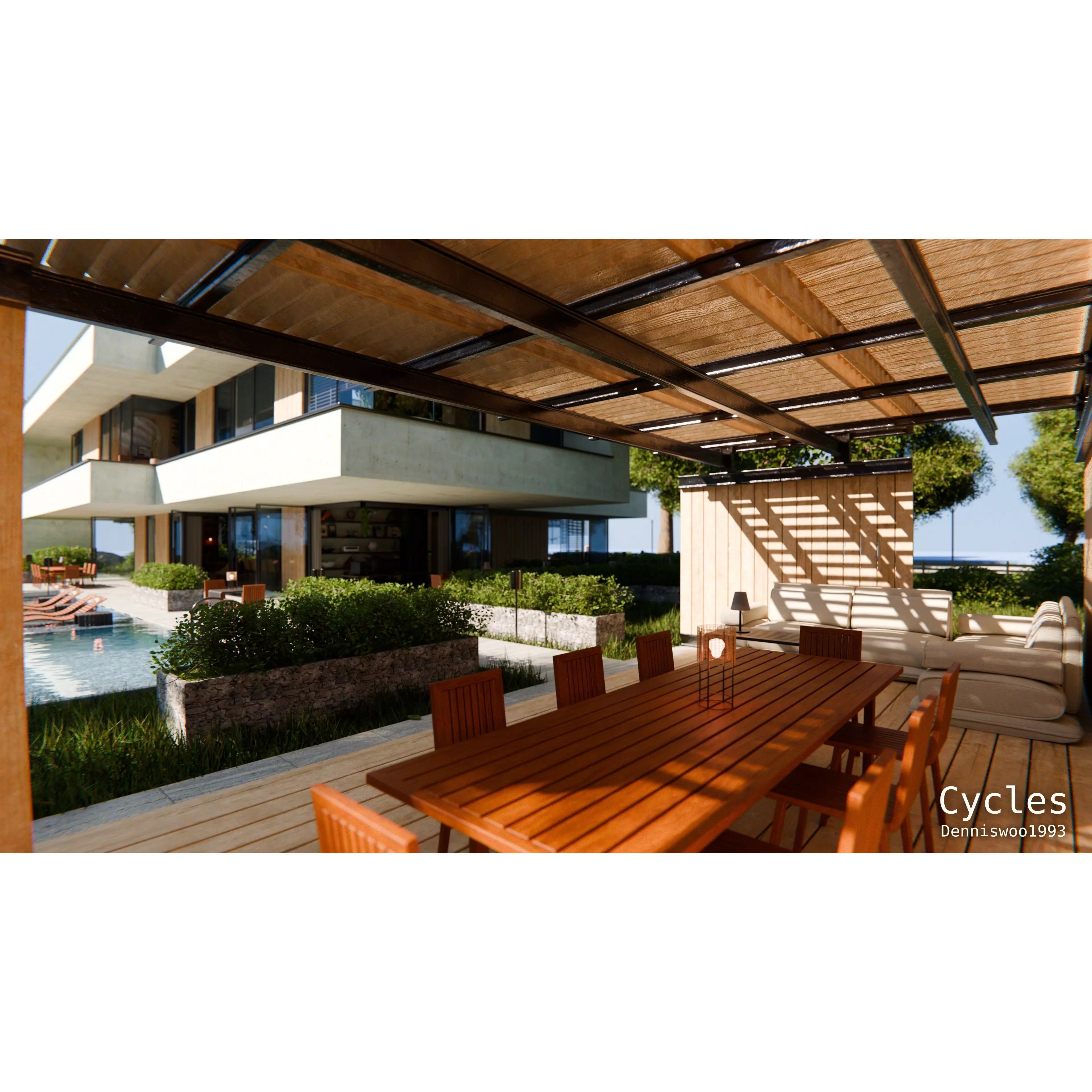 2026 Modern Modular House - Game-Ready 3D Model - View 15