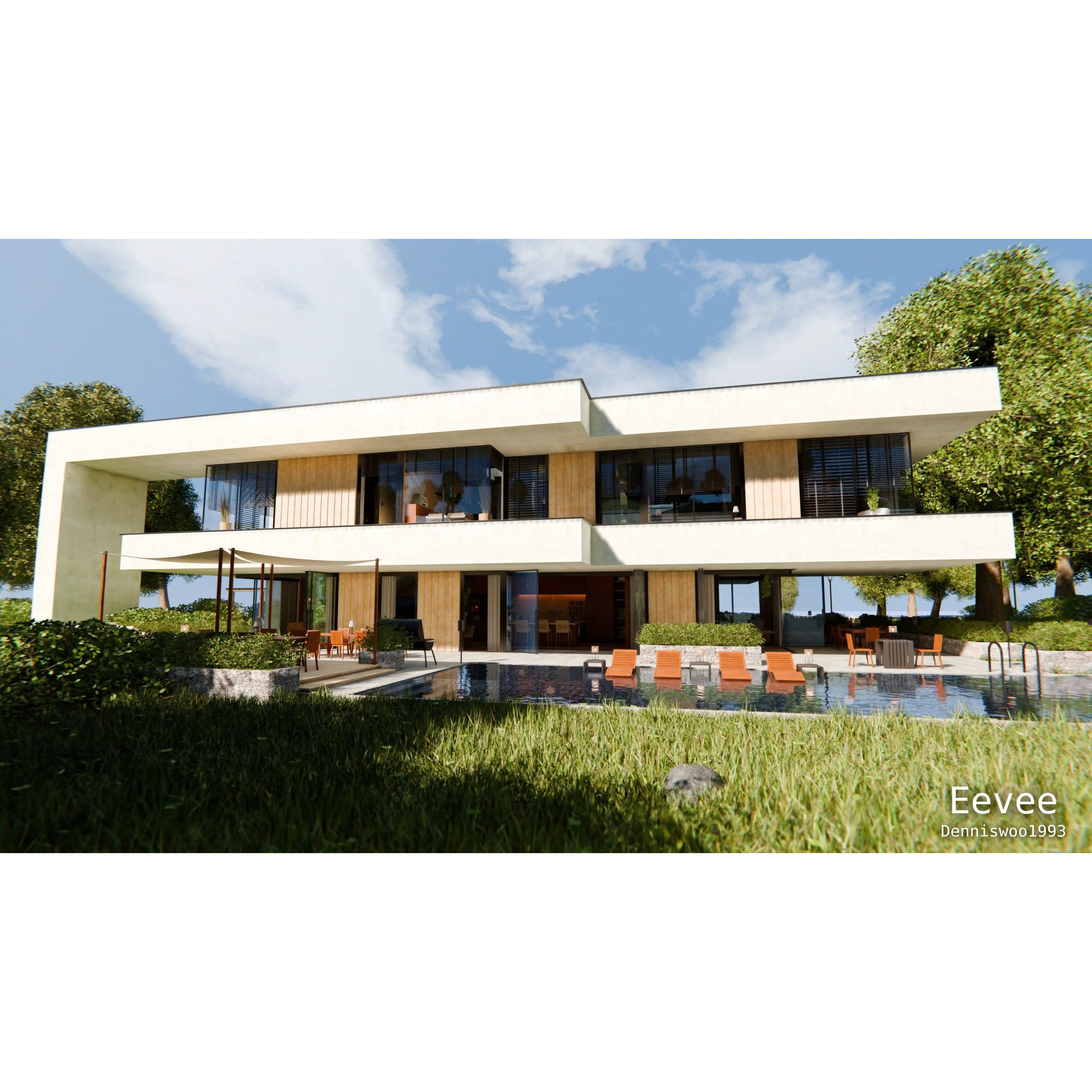 2026 Modern Modular House - Game-Ready 3D Model - View 20