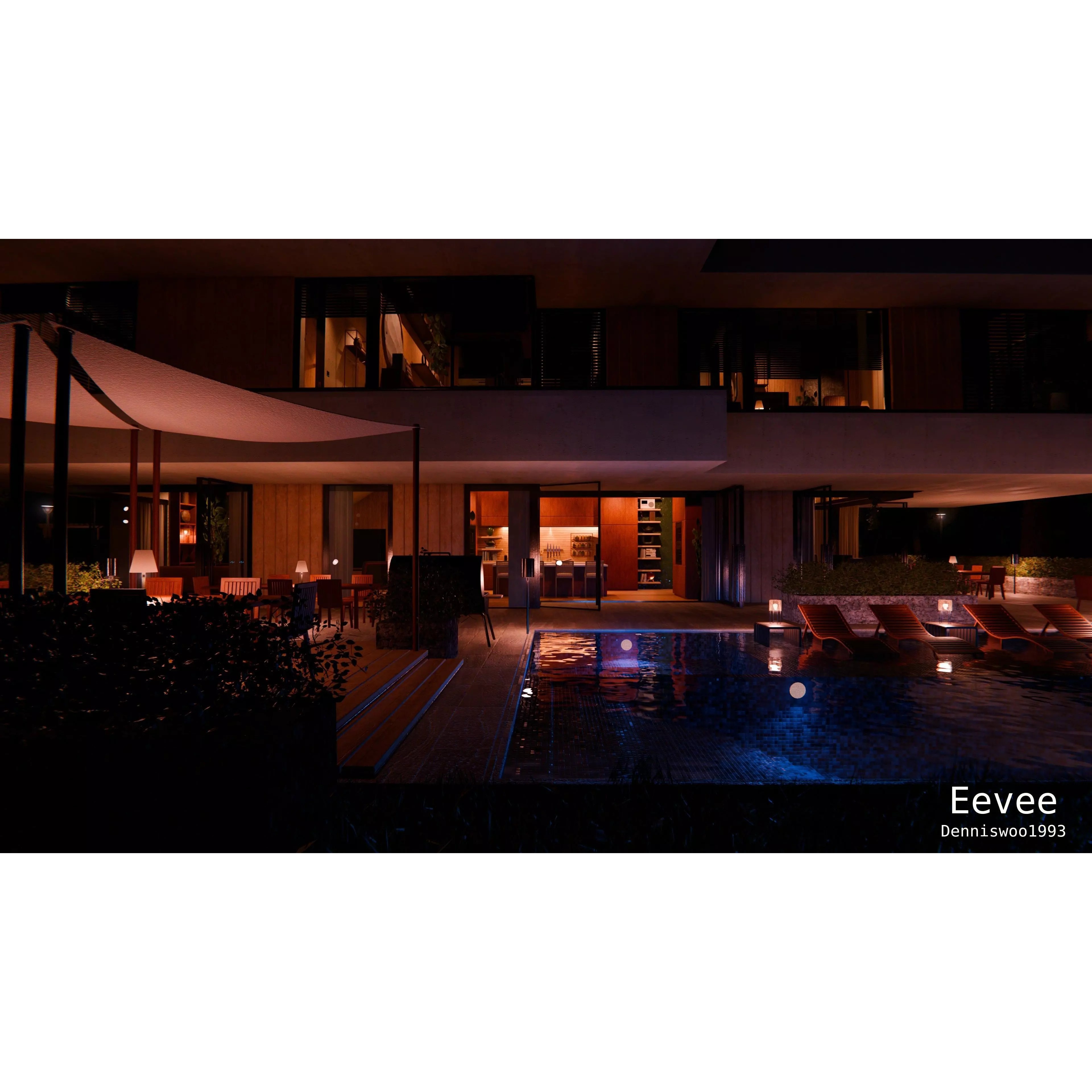 2026 Modern Modular House - Game-Ready 3D Model - View 22