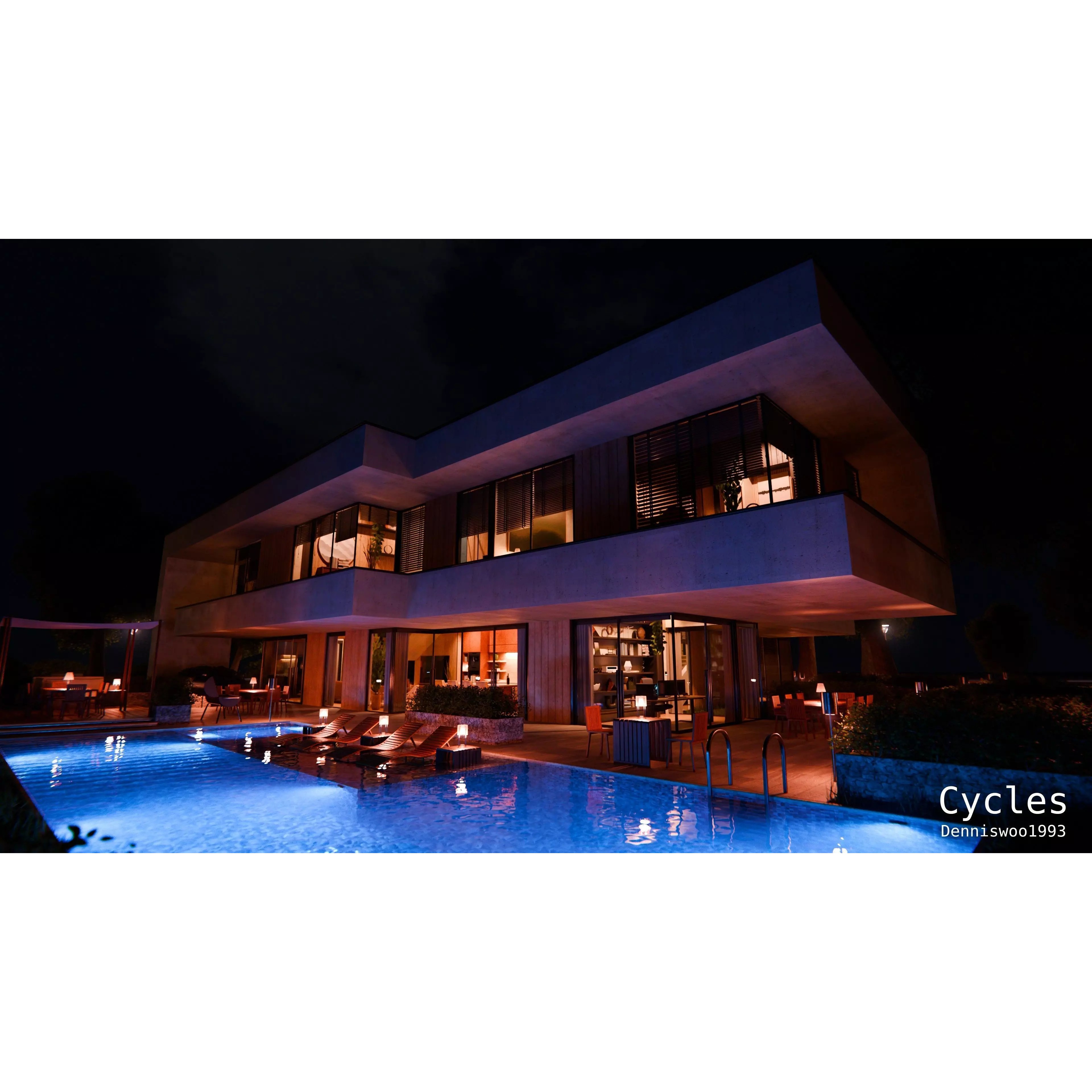 2026 Modern Modular House - Game-Ready 3D Model - View 4