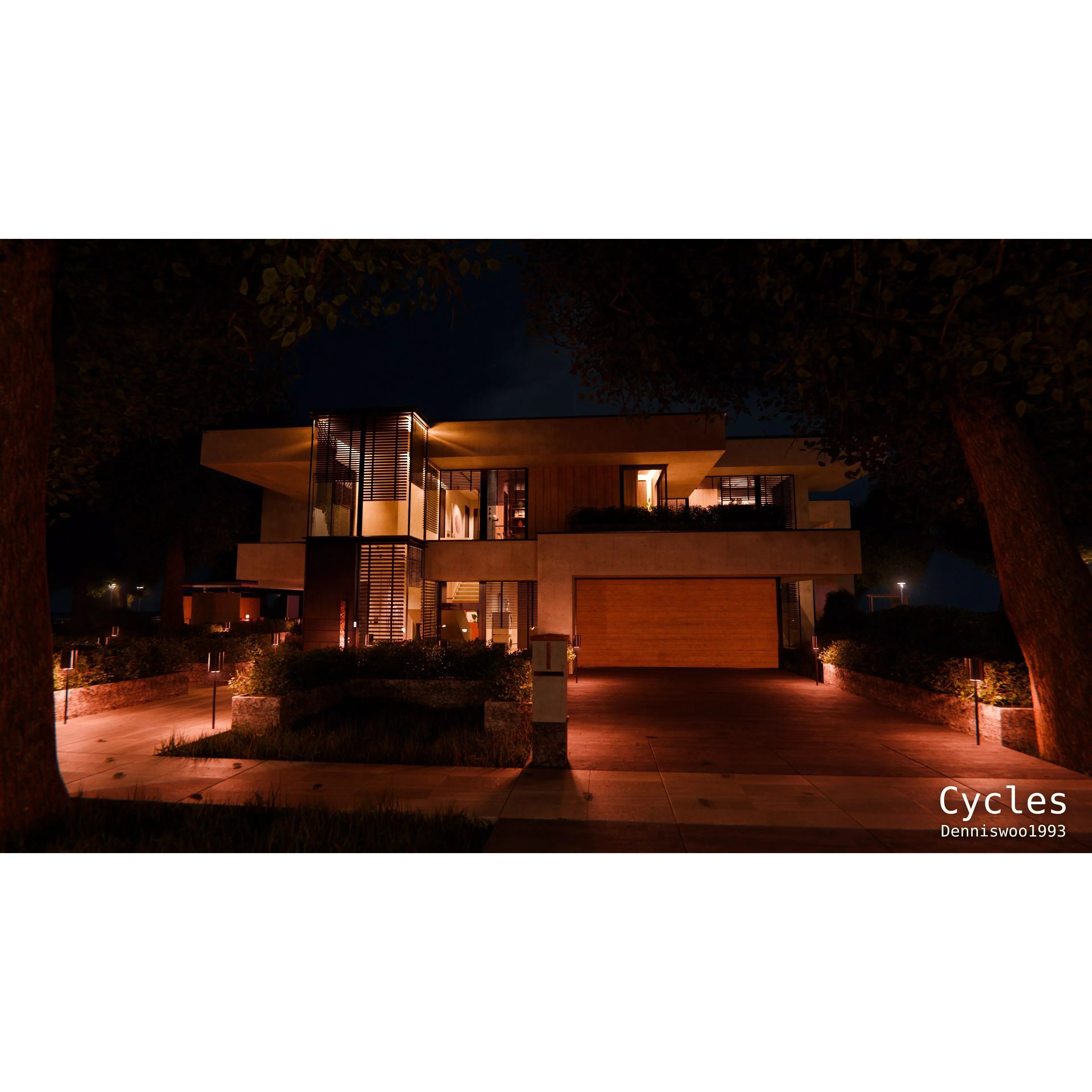 2026 Modern Modular House - Game-Ready 3D Model - View 7