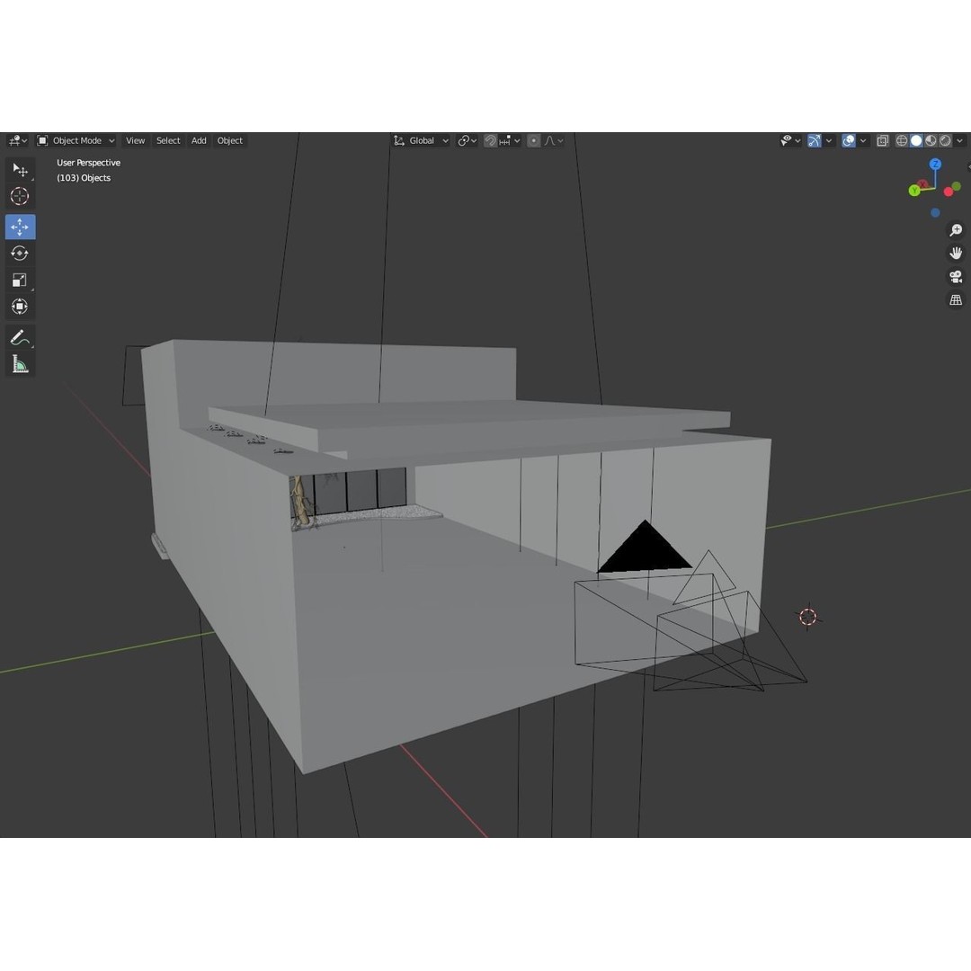 White Base Scenes Pack 3D Model – Architectural Showcase, Blender - View 14