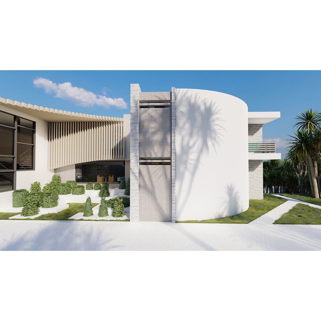 Modern Villa 3D Model – High-Quality Architectural Asset, FBX, OBJ, PBR - View 39