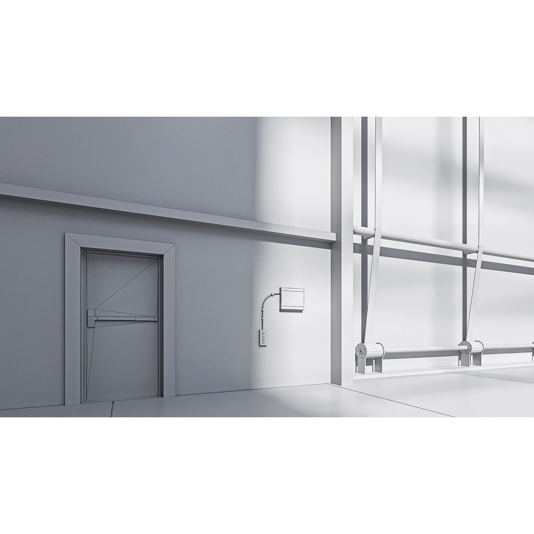 Warehouse 3D Model – High-Quality Hangar with Textures and Animation - View 26
