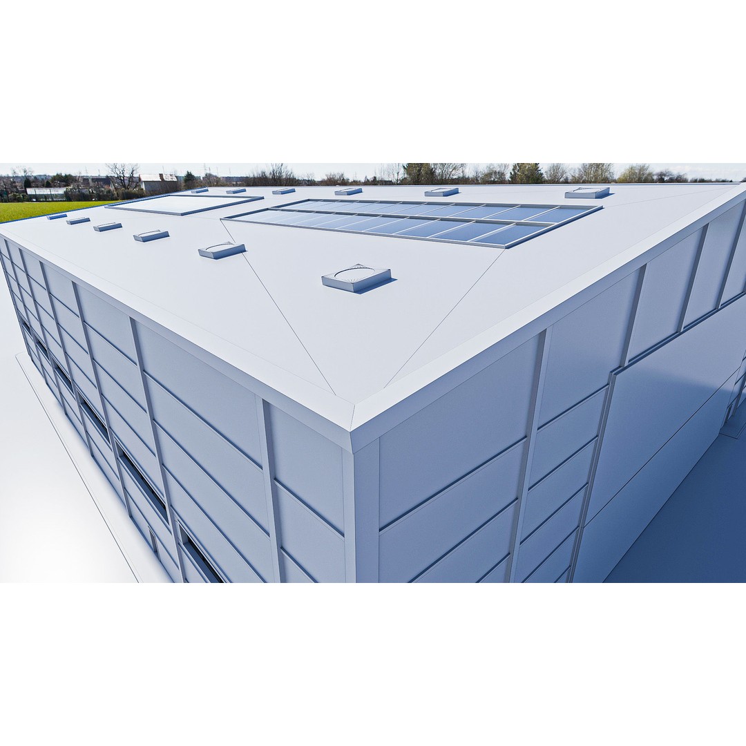Warehouse 3D Model – High-Quality Hangar with Textures and Animation - View 28