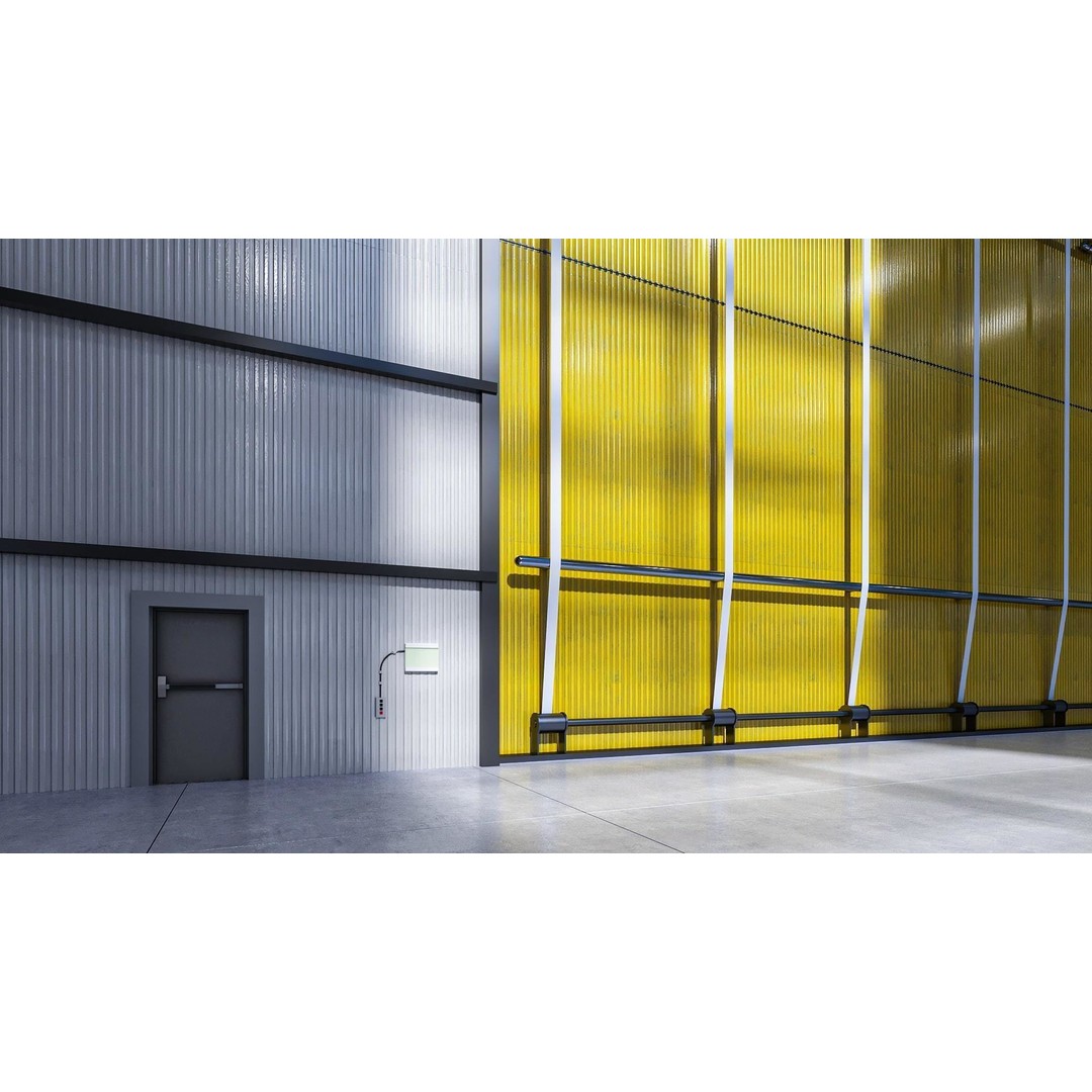 Warehouse 3D Model – High-Quality Hangar with Textures and Animation - View 6