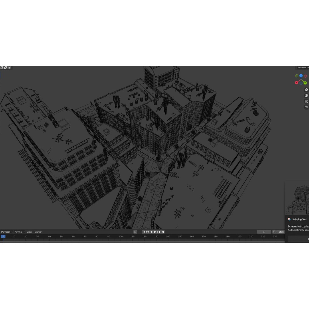 Modern City Street 3D Model – Realistic Urban Environment, Blender - View 21