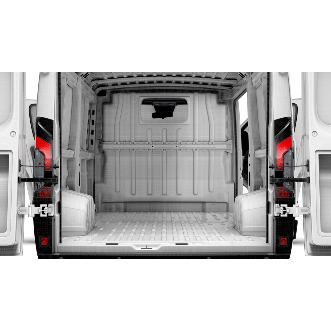 Toyota ProAce E Max Van 3D Model – HQ Interior, Game-Ready Formats