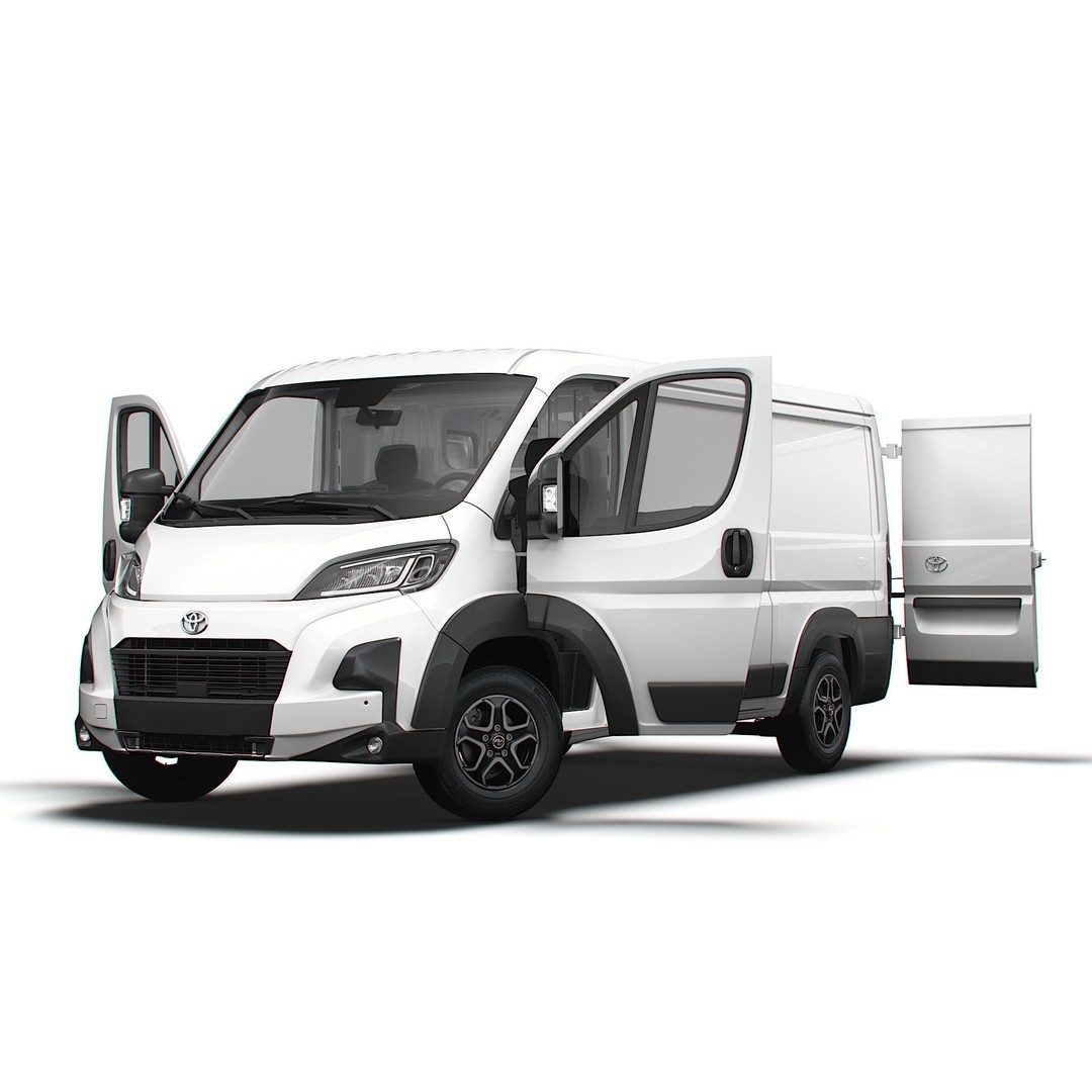 Toyota ProAce E Max Van 3D Model – HQ Interior, Game-Ready Formats - View 10