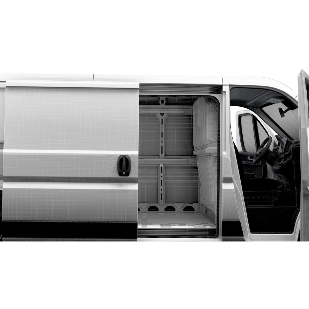 Toyota ProAce E Max Van 3D Model – HQ Interior, Game-Ready Formats - View 17
