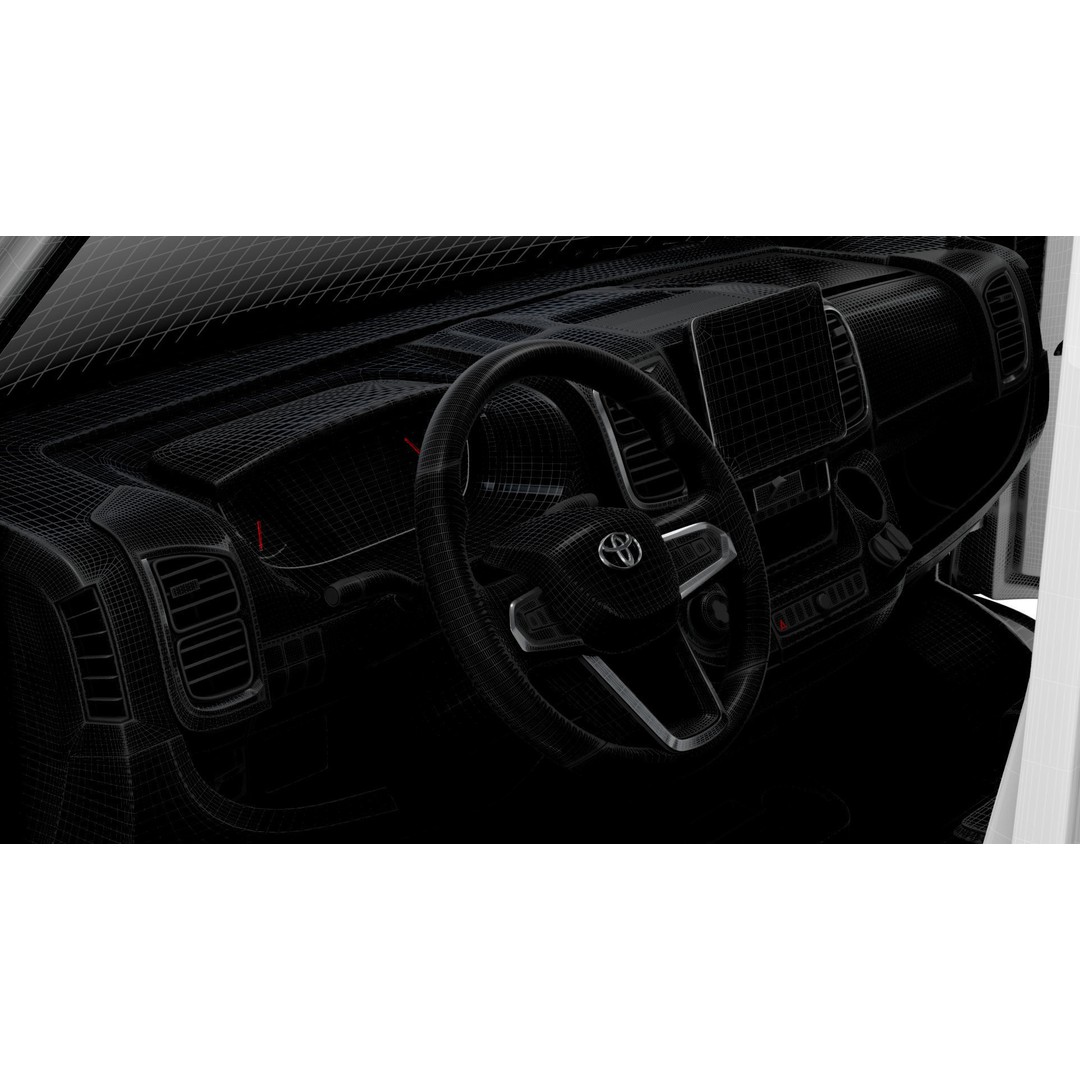 Toyota ProAce E Max Van 3D Model – HQ Interior, Game-Ready Formats - View 18