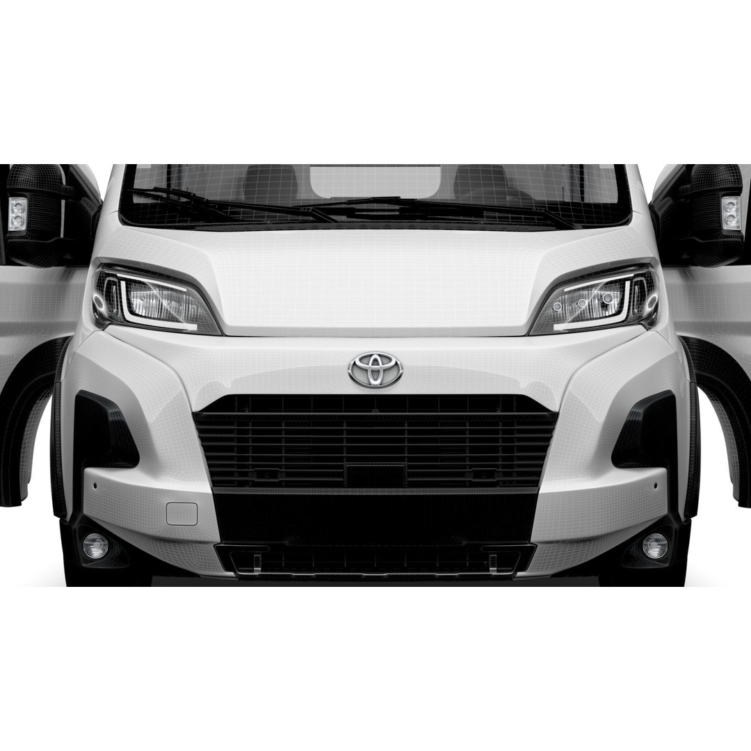 Toyota ProAce E Max Van 3D Model – HQ Interior, Game-Ready Formats - View 23