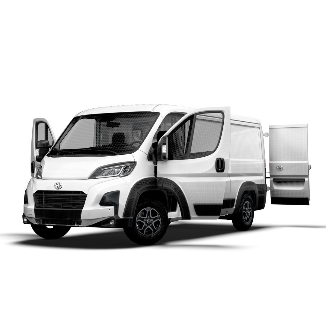 Toyota ProAce E Max Van 3D Model – HQ Interior, Game-Ready Formats - View 24