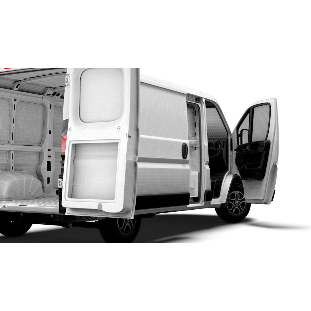 Toyota ProAce E Max Van 3D Model – HQ Interior, Game-Ready Formats - View 27