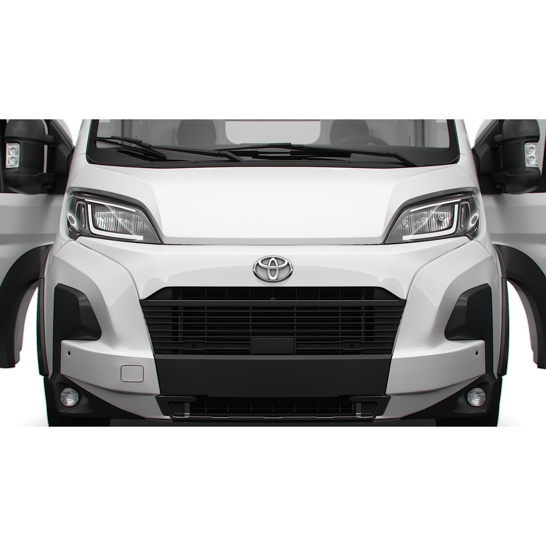 Toyota ProAce E Max Van 3D Model – HQ Interior, Game-Ready Formats - View 9