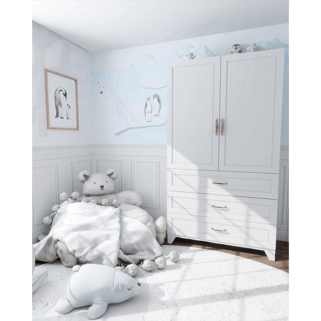 Winter Baby Room 3D Model – Realistic Blender Scene for Nursery - View 4