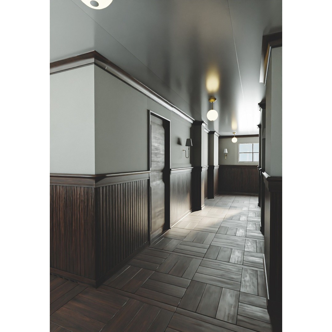 Modular Interior Pack 3D Model – Low-Poly Game Asset, PBR Textures - View 15