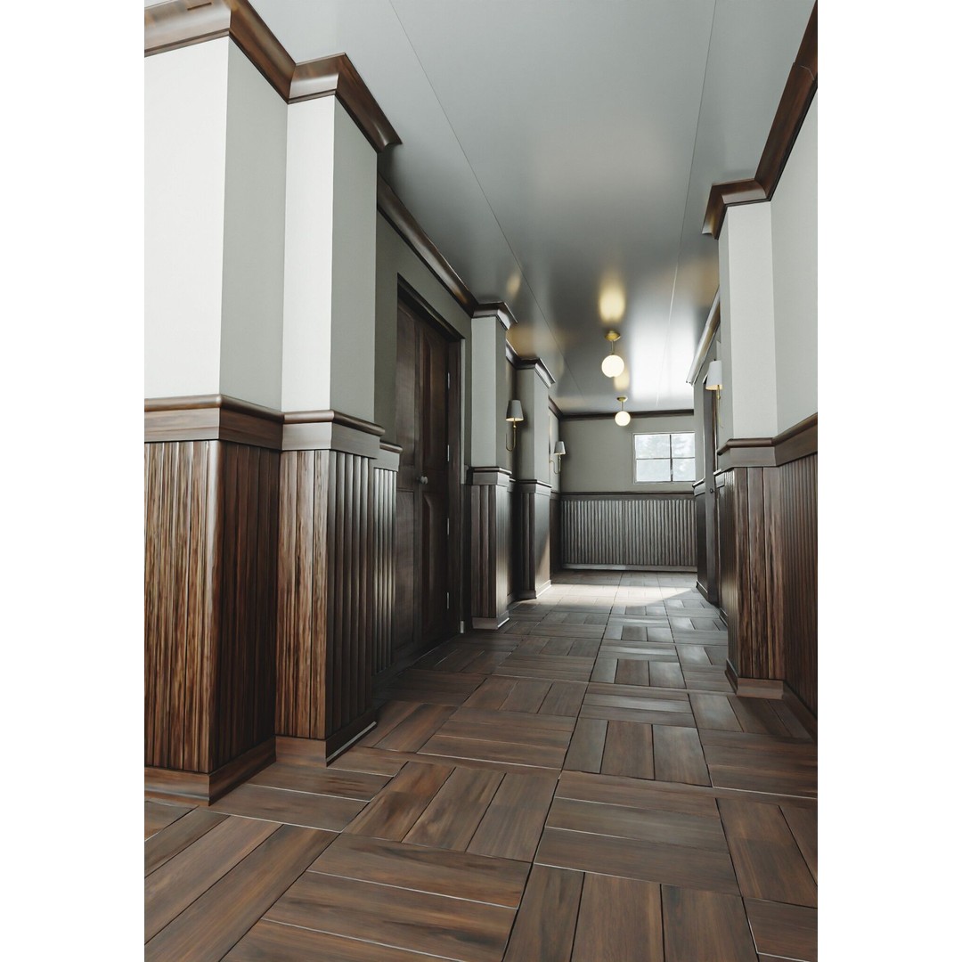 Modular Interior Pack 3D Model – Low-Poly Game Asset, PBR Textures - View 3