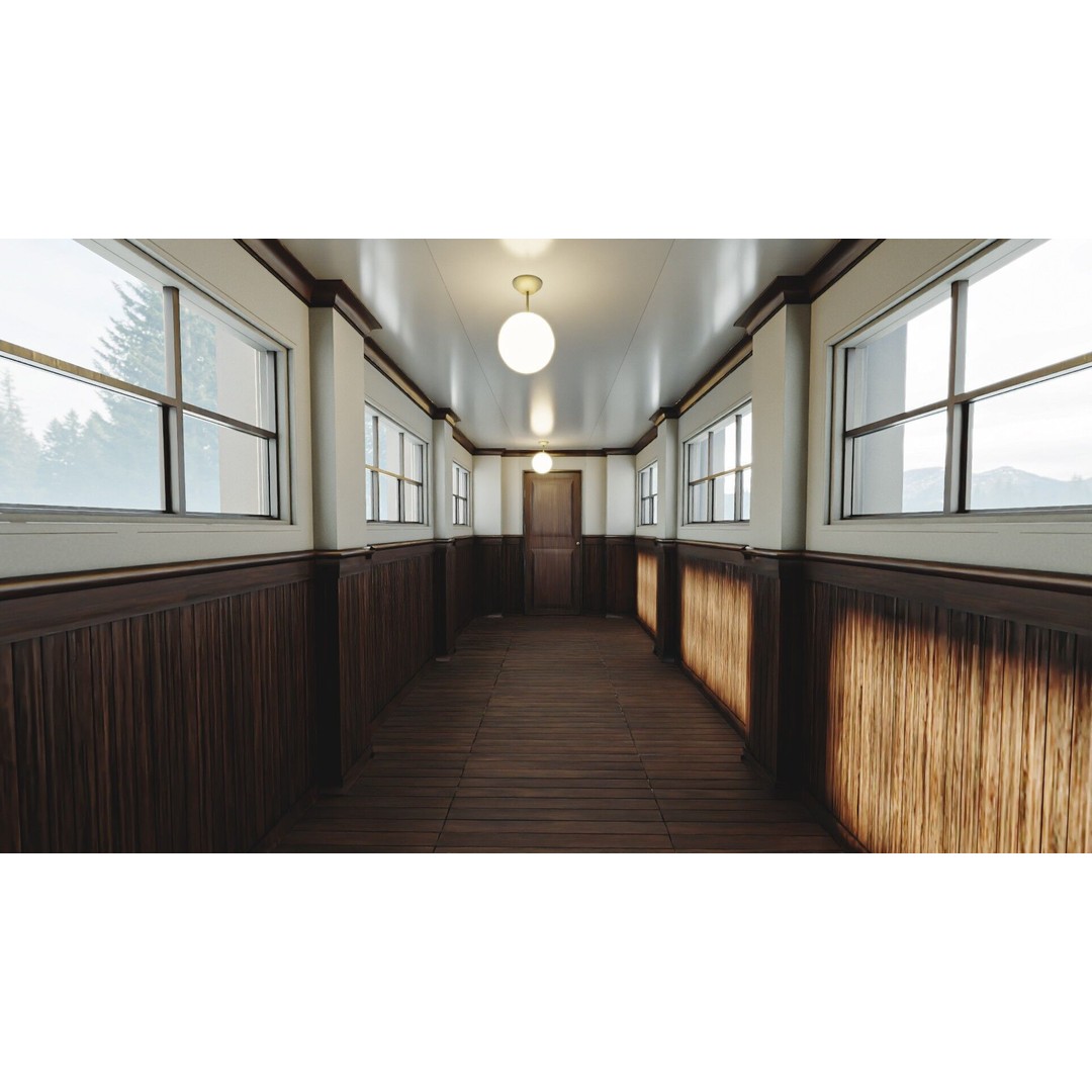 Modular Interior Pack 3D Model – Low-Poly Game Asset, PBR Textures - View 31