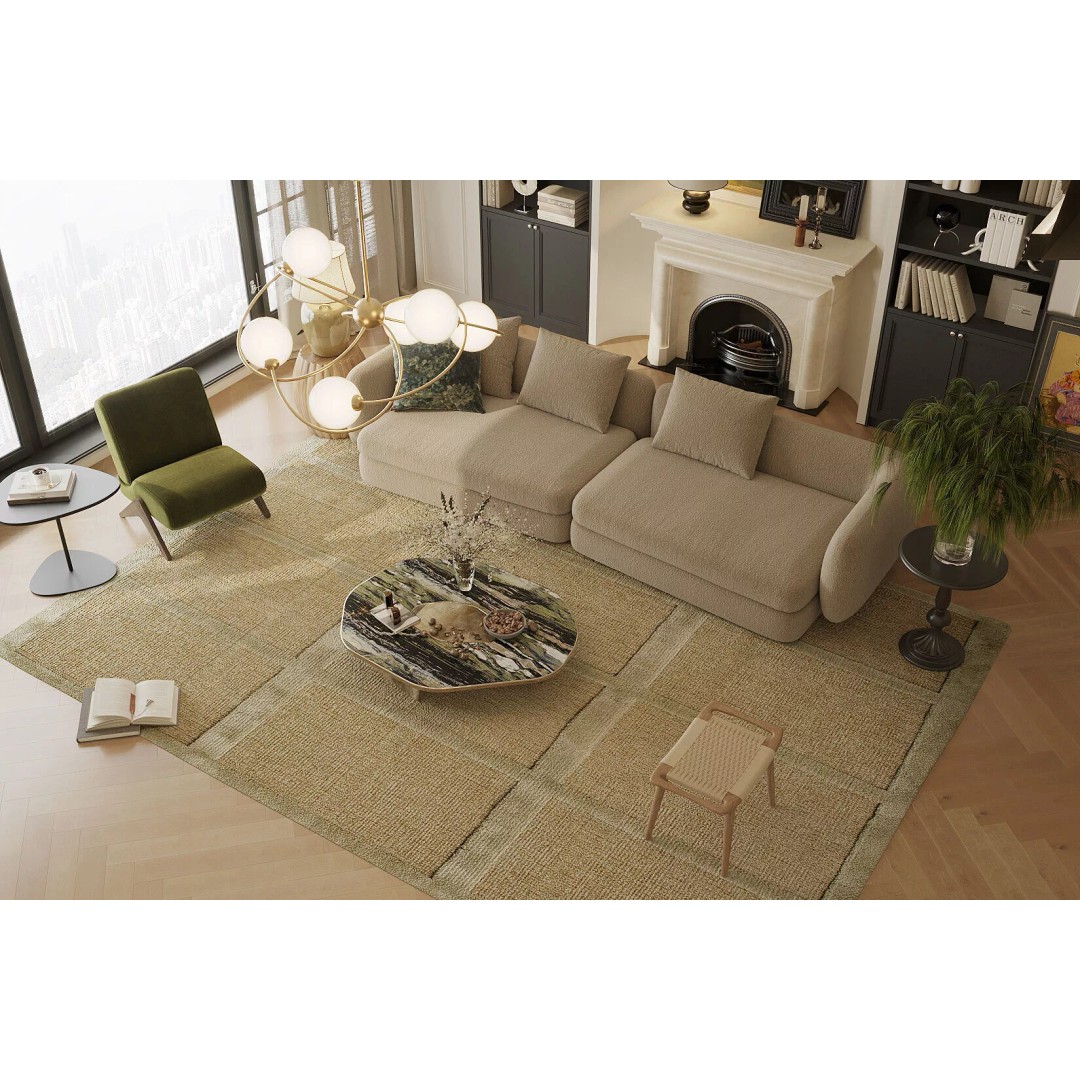 French Retro Style Living Room 3D Model – PBR Textures, Game-Ready Formats - View 5