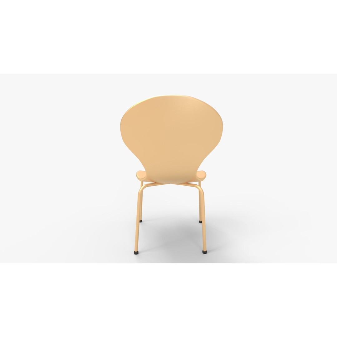 Scoop Play Chair 3D Model – Modern Furniture PBR Design, FBX & Blender - View 5
