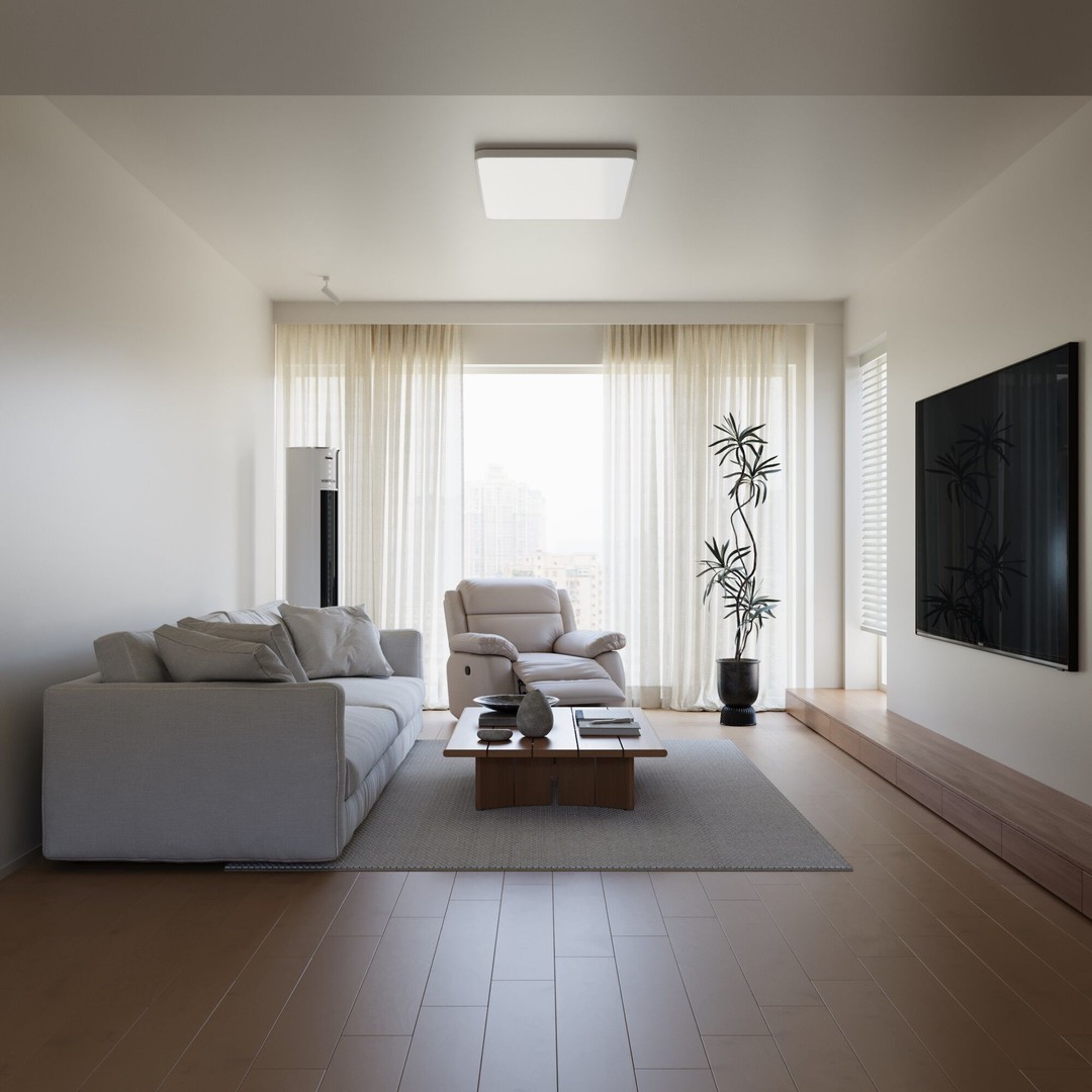 Living Room 3D Model – Modern Interior Scene, FBX, OBJ Formats - View 3