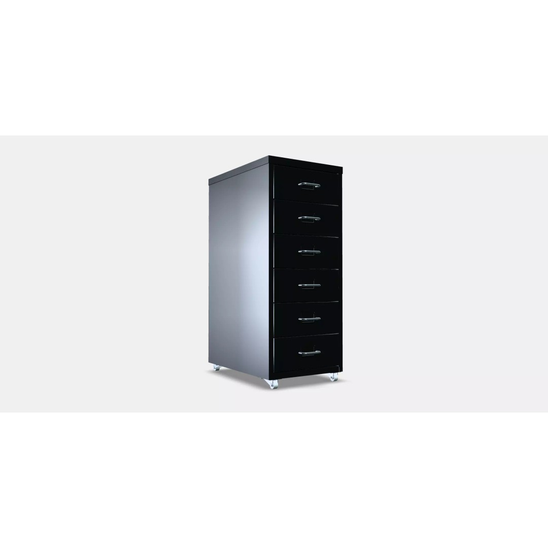 HELMER Drawer Unit 3D Model – Modern Storage Solution, FBX, OBJ - View 2