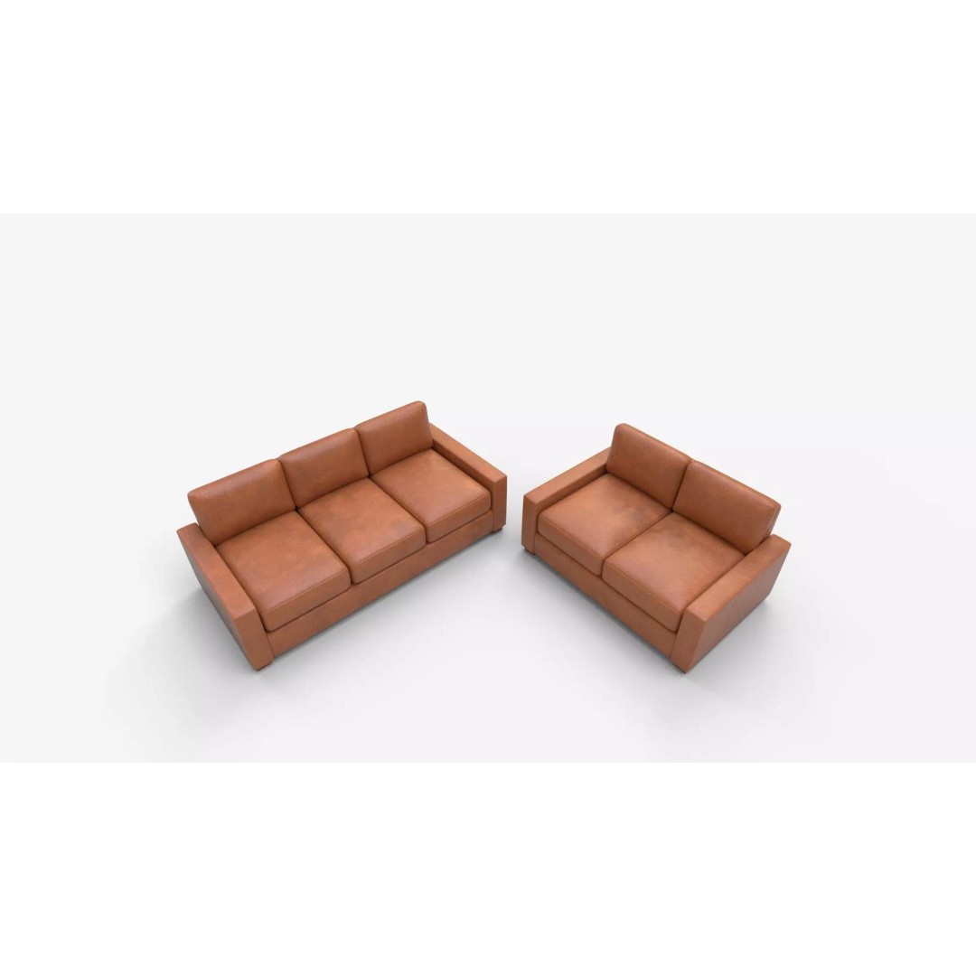 Albirdia Leather Sofa 3D Model – Contemporary Luxury Furniture, FBX - View 11