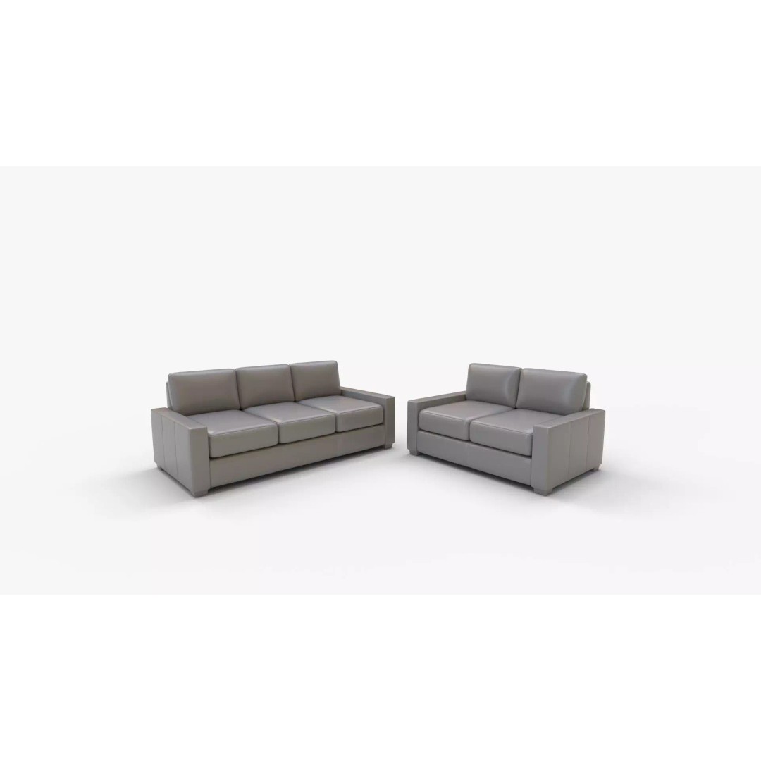Albirdia Leather Sofa 3D Model – Contemporary Luxury Furniture, FBX - View 12