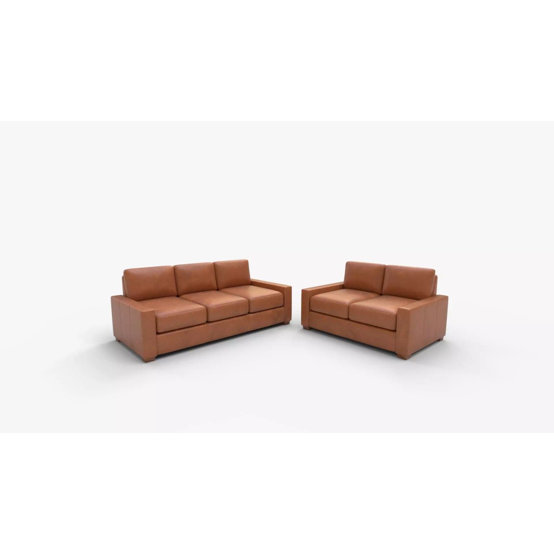 Albirdia Leather Sofa 3D Model – Contemporary Luxury Furniture, FBX - View 2
