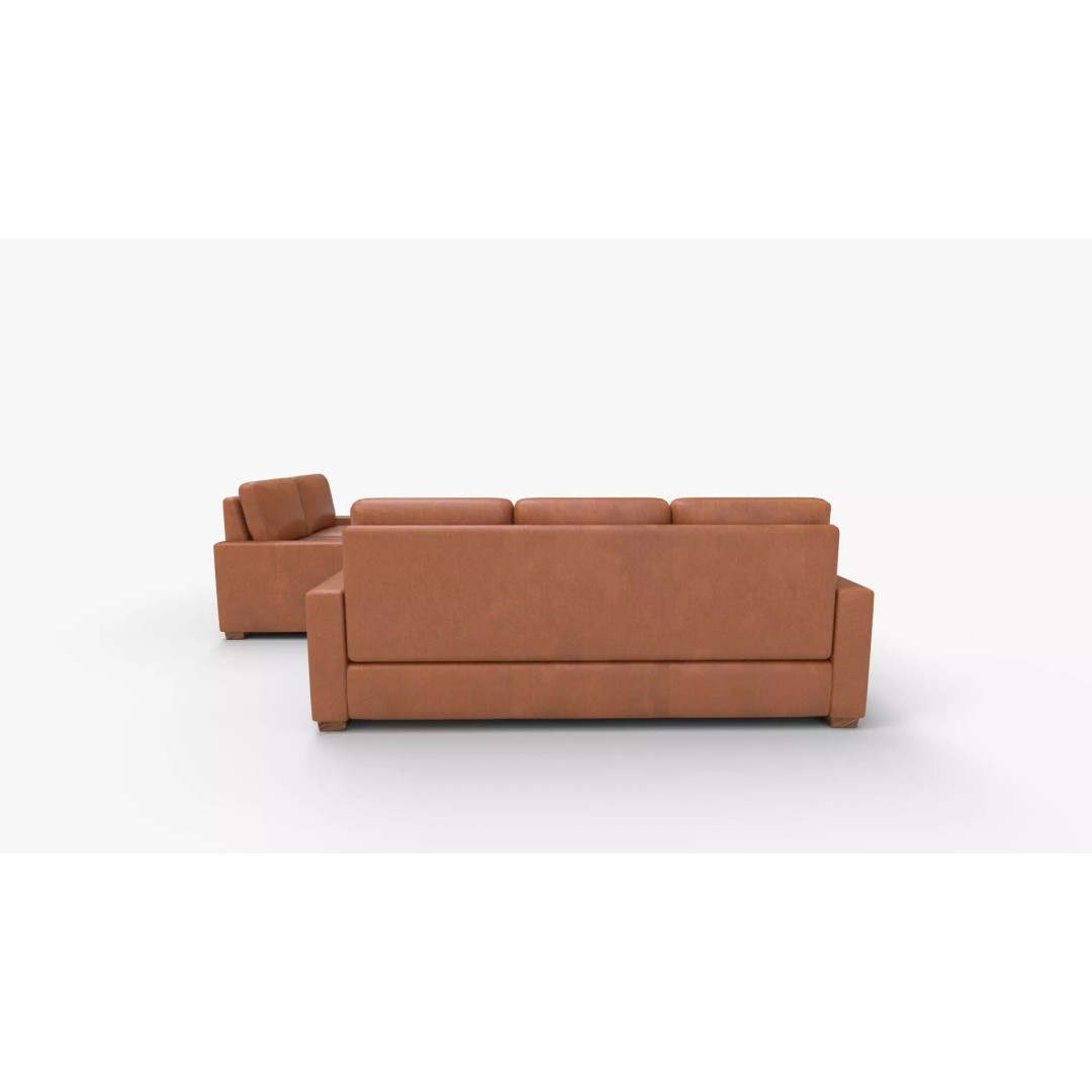 Albirdia Leather Sofa 3D Model – Contemporary Luxury Furniture, FBX - View 5