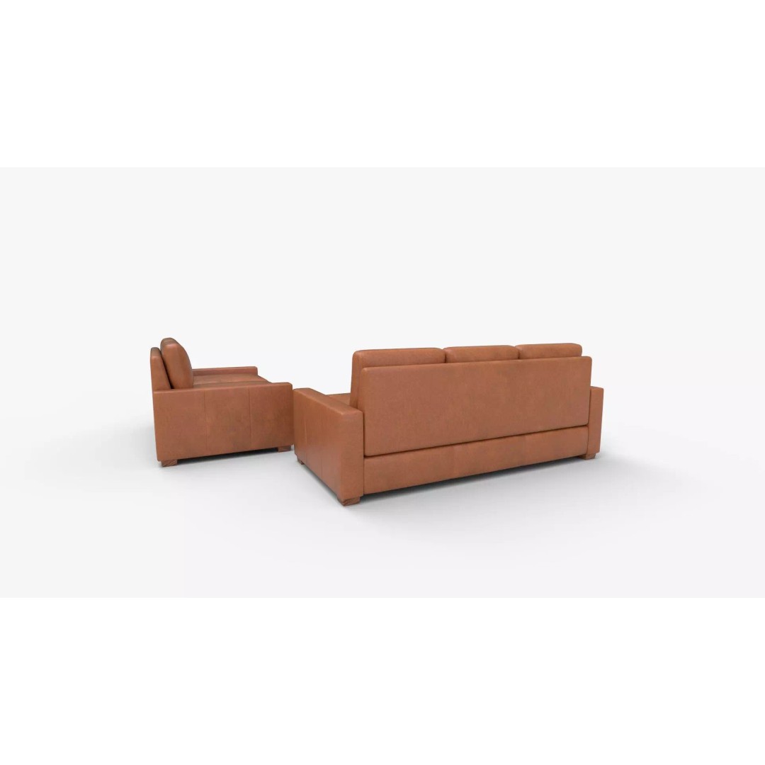 Albirdia Leather Sofa 3D Model – Contemporary Luxury Furniture, FBX - View 6