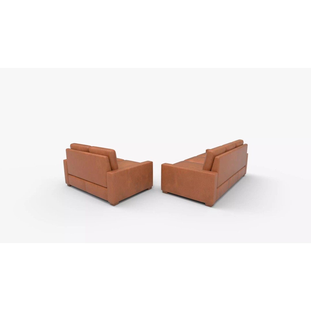 Albirdia Leather Sofa 3D Model – Contemporary Luxury Furniture, FBX - View 7