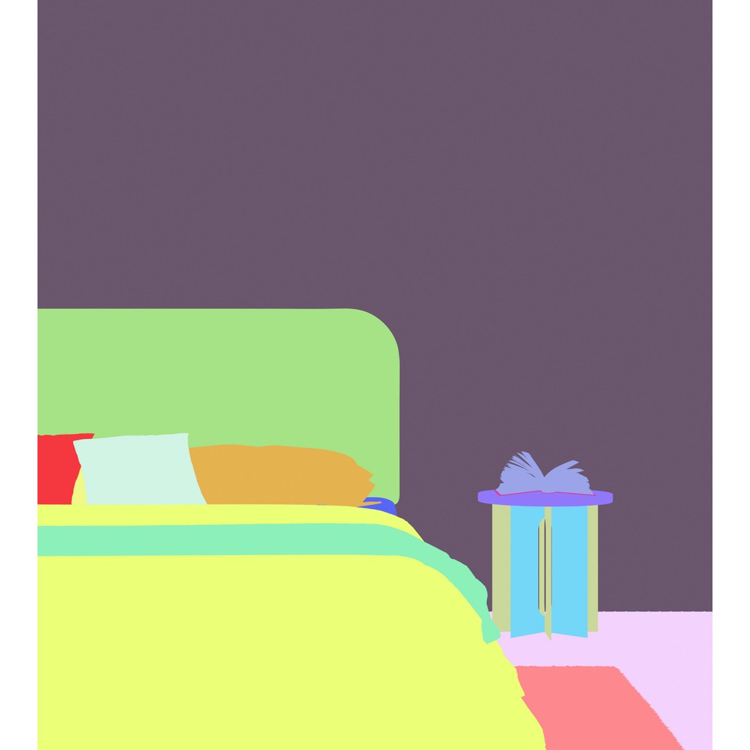 Comfortable Bedroom Interior Scene 3D Model – Detailed Design, FBX, OBJ - View 18