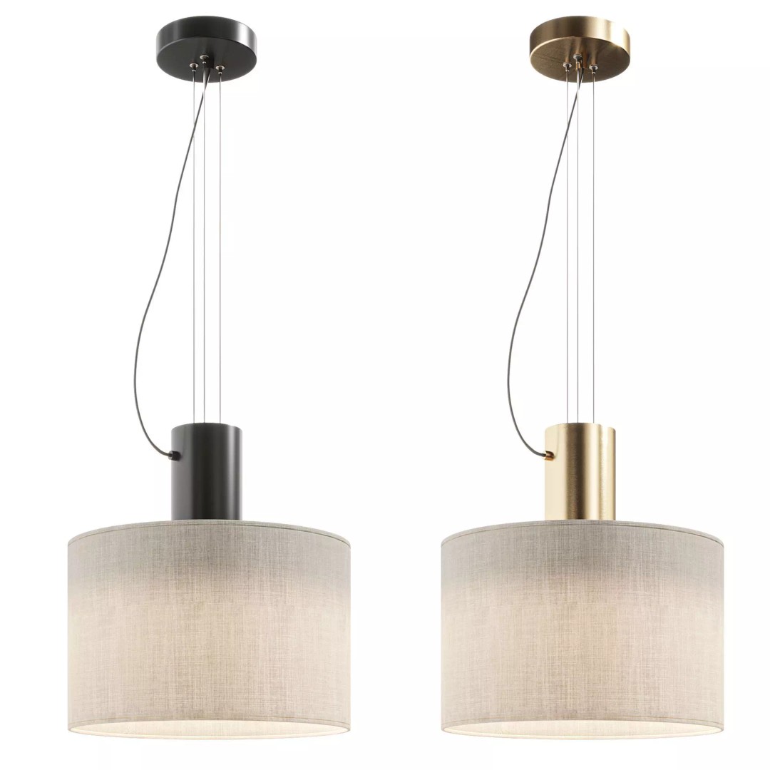 Estiluz Cyls Pendant Lamp 3D Model – Modern Design, Corona Render, OBJ - View 4