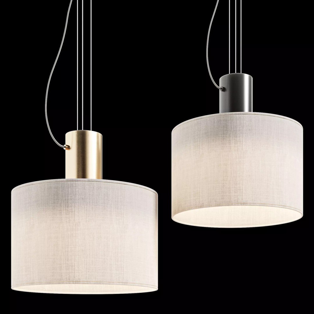 Estiluz Cyls Pendant Lamp 3D Model – Modern Design, Corona Render, OBJ - View 5