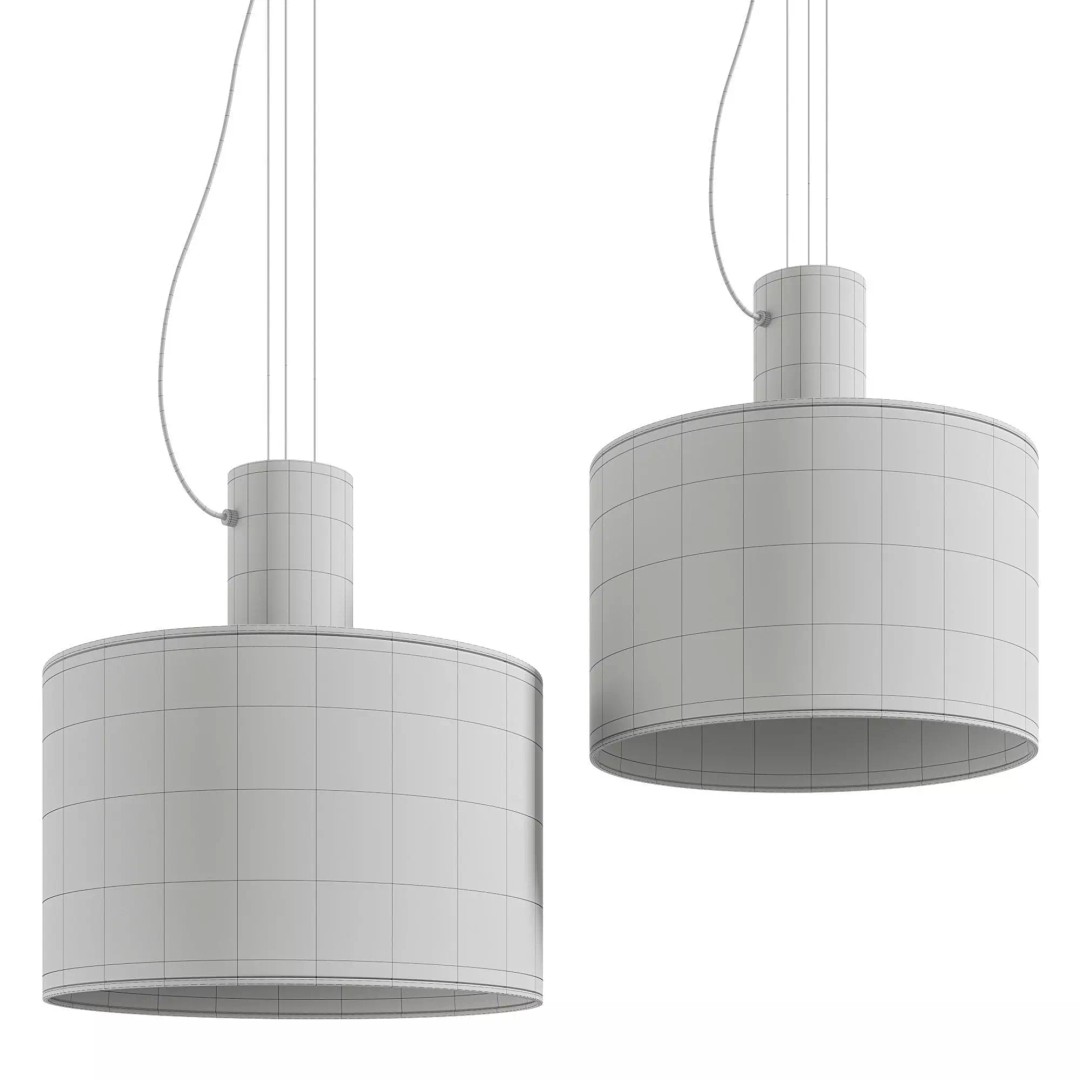 Estiluz Cyls Pendant Lamp 3D Model – Modern Design, Corona Render, OBJ - View 6