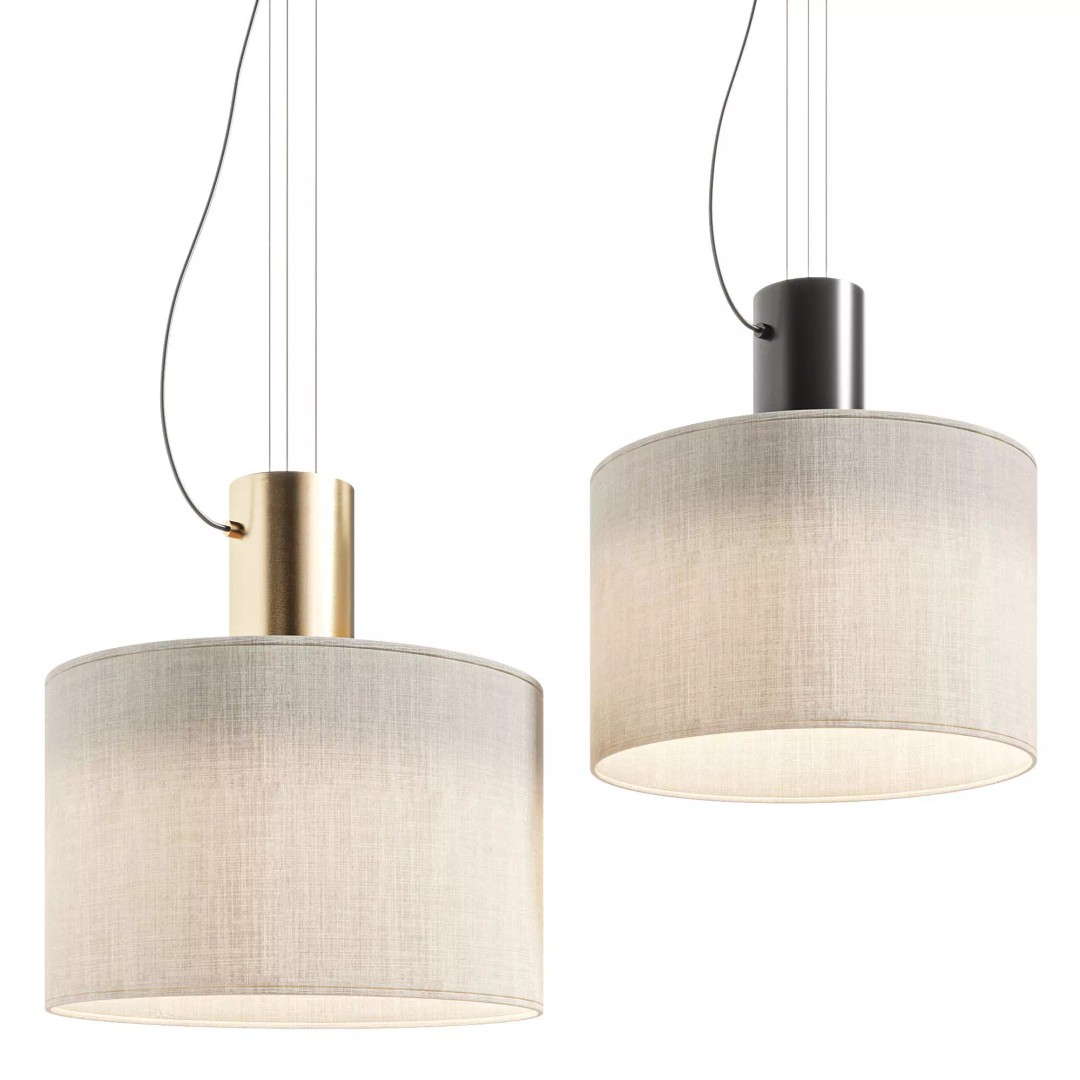 Estiluz Cyls Pendant Lamp 3D Model – Modern Design, Corona Render, OBJ - View 7