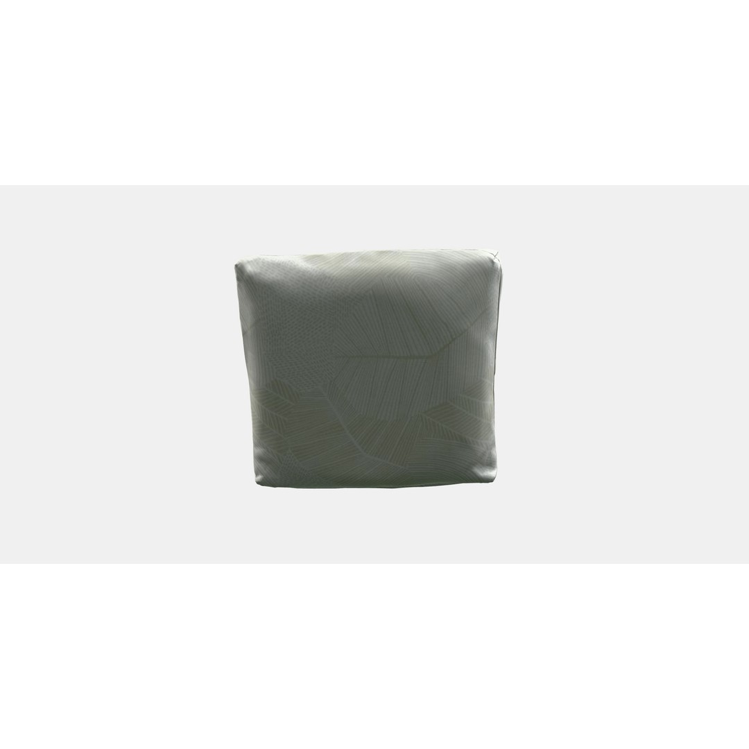 JATTEGRAN Cushion Cover 3D Model – Low Poly Textile Design, FBX - View 7