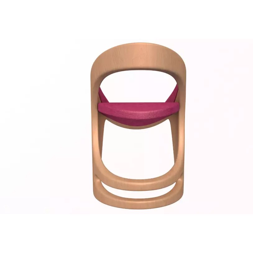 Modern Tube Chair 3D Model – Realistic Design, PBR Textures, FBX - View 13
