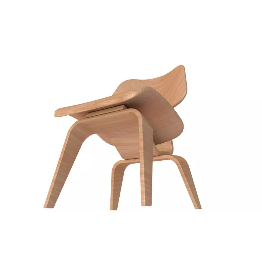 Modern Tube Chair 3D Model – Realistic Design, PBR Textures, FBX - View 16