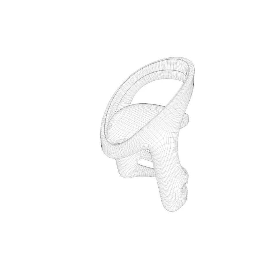 Modern Tube Chair 3D Model – Realistic Design, PBR Textures, FBX - View 19