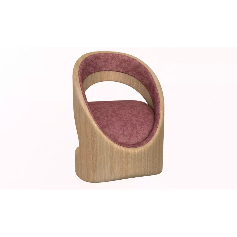 Modern Tube Chair 3D Model – Realistic Design, PBR Textures, FBX - View 4