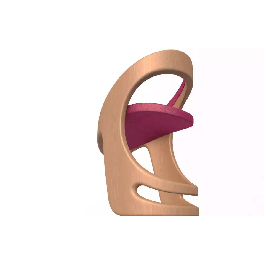 Modern Tube Chair 3D Model – Realistic Design, PBR Textures, FBX - View 8