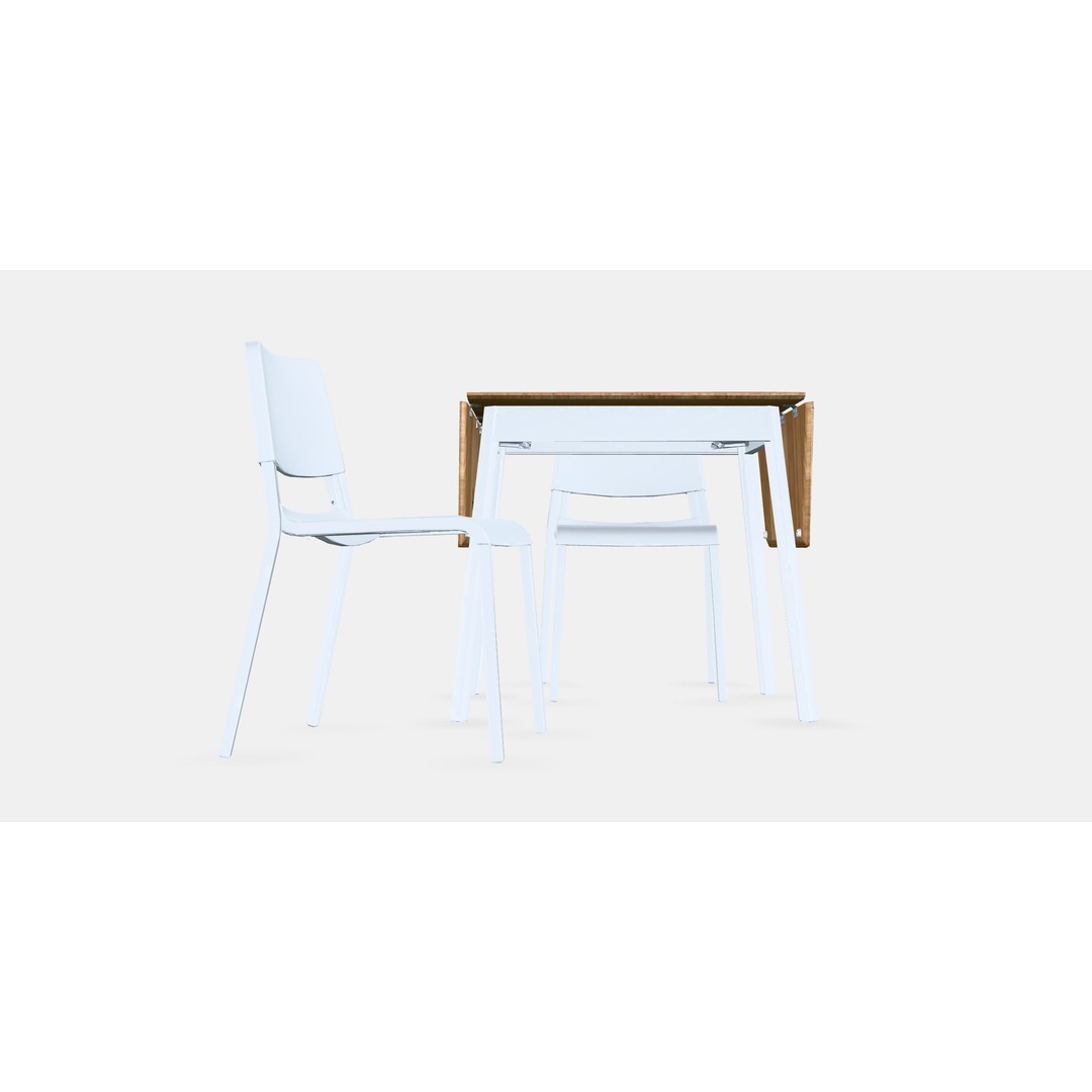IKEA PS 2012 TEODORES Table 3D Model – Low Poly Furniture Asset, FBX - View 16