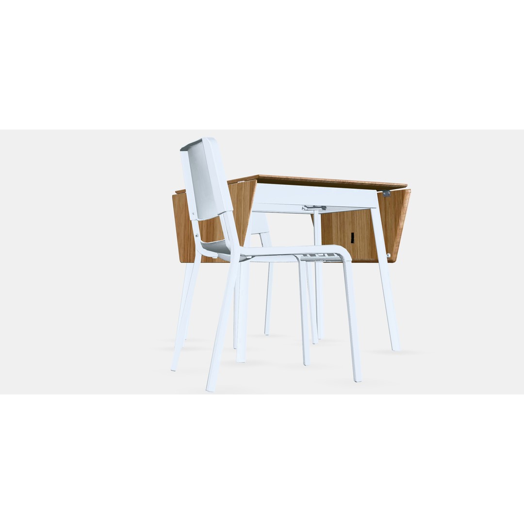 IKEA PS 2012 TEODORES Table 3D Model – Low Poly Furniture Asset, FBX - View 4