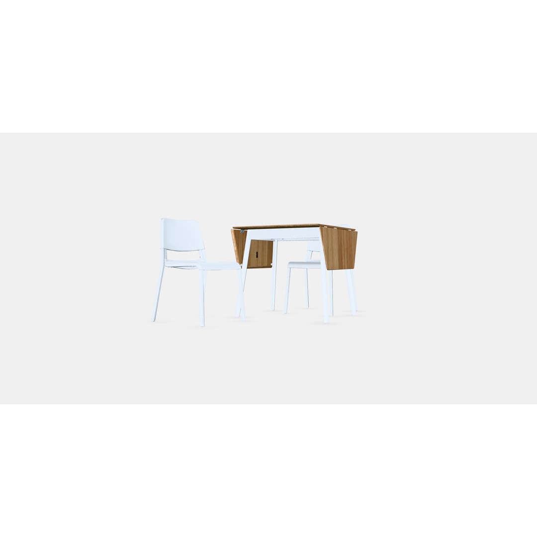 IKEA PS 2012 TEODORES Table 3D Model – Low Poly Furniture Asset, FBX - View 6