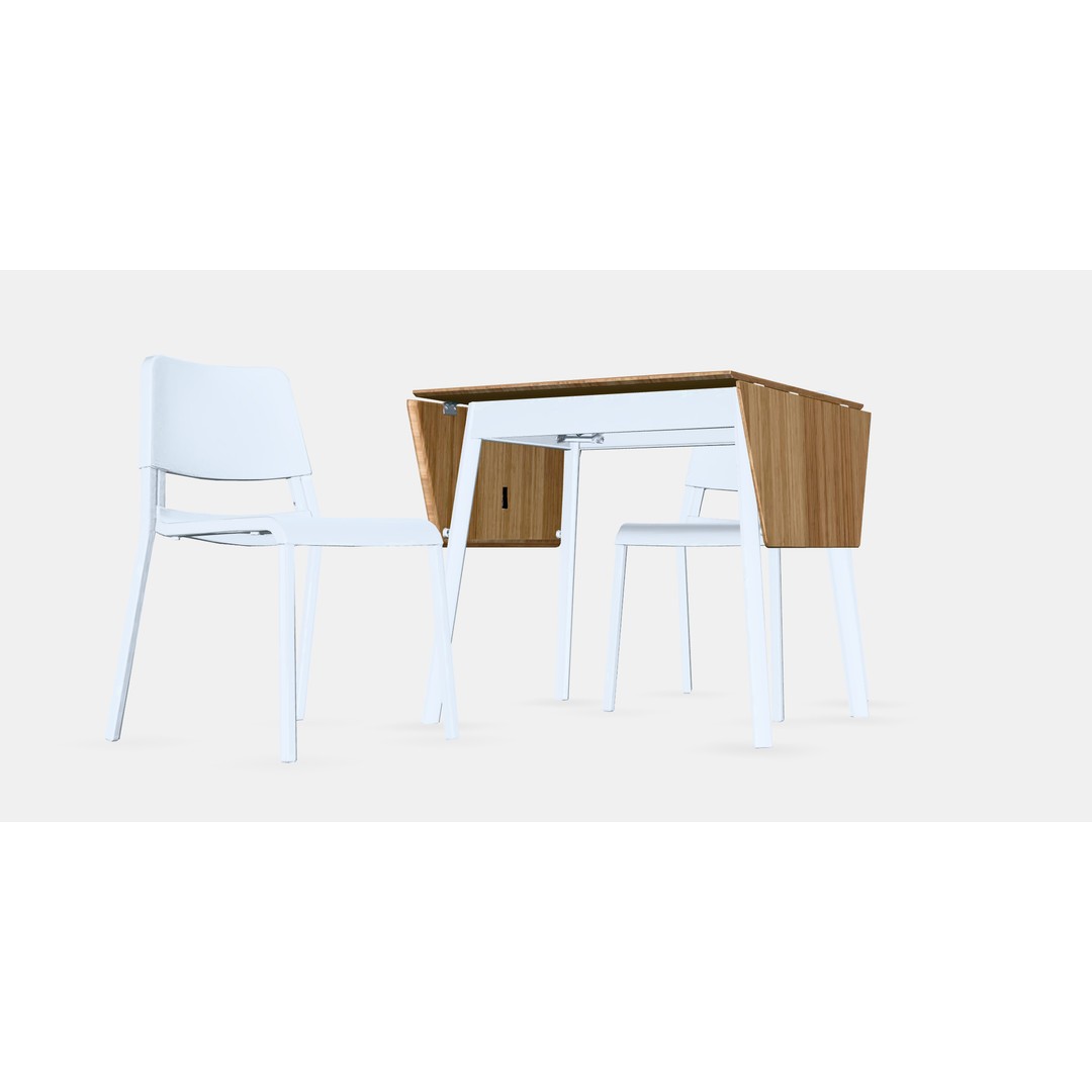 IKEA PS 2012 TEODORES Table 3D Model – Low Poly Furniture Asset, FBX - View 8